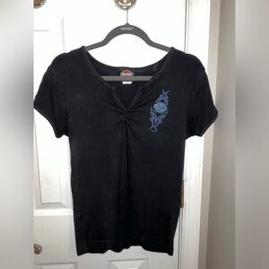 Harley Davidson Black T-shirt- Size L